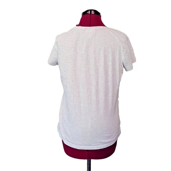 Style & Co T Shirt Top Multicolor Womens Size Medium Embroidered Floral - Picture 2 of 6